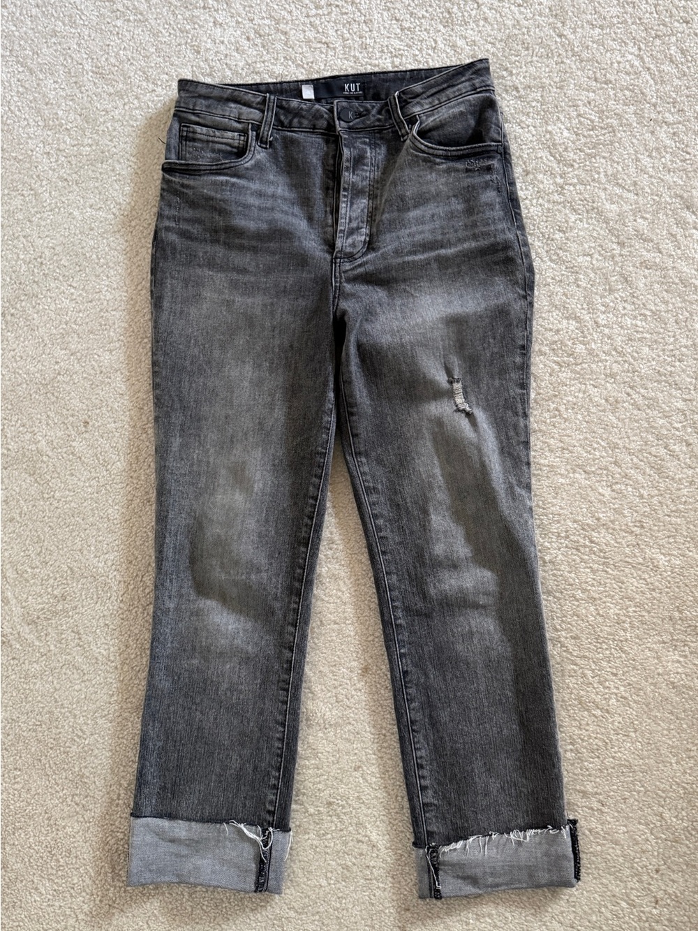 KUT Women’s Grey Washed Jeans